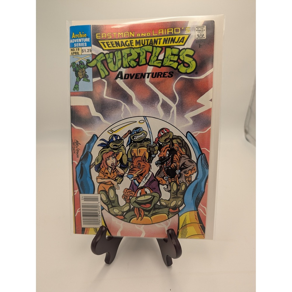 Teenage Mutant Ninja Turtles Adventures 19 Archie Newsstand 1991